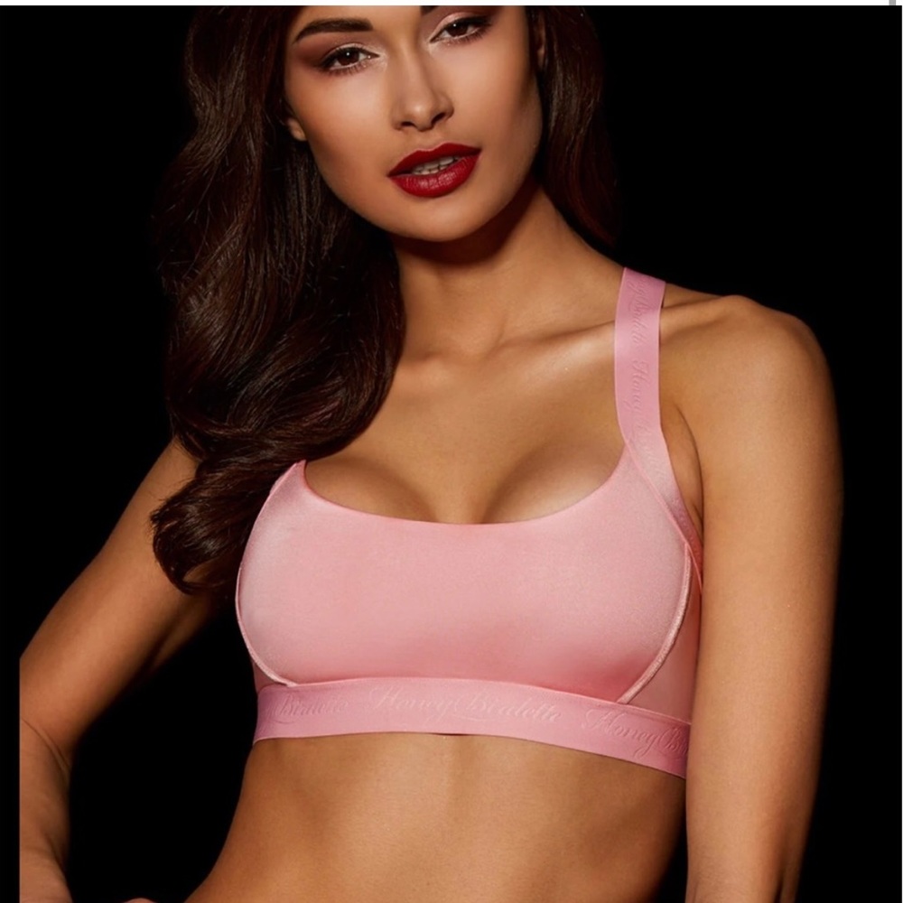 Honey Birdette Essentials Bralette, Candy Pink, BNIB
